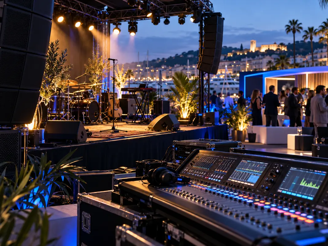 Audiovisual illustration for MIDEM in Cannes