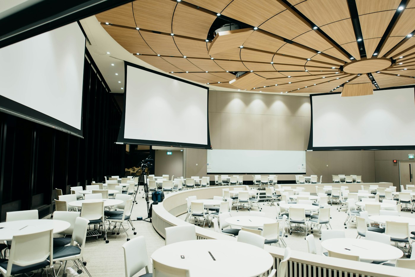 Business gathering at the Palais des Festivals in Cannes