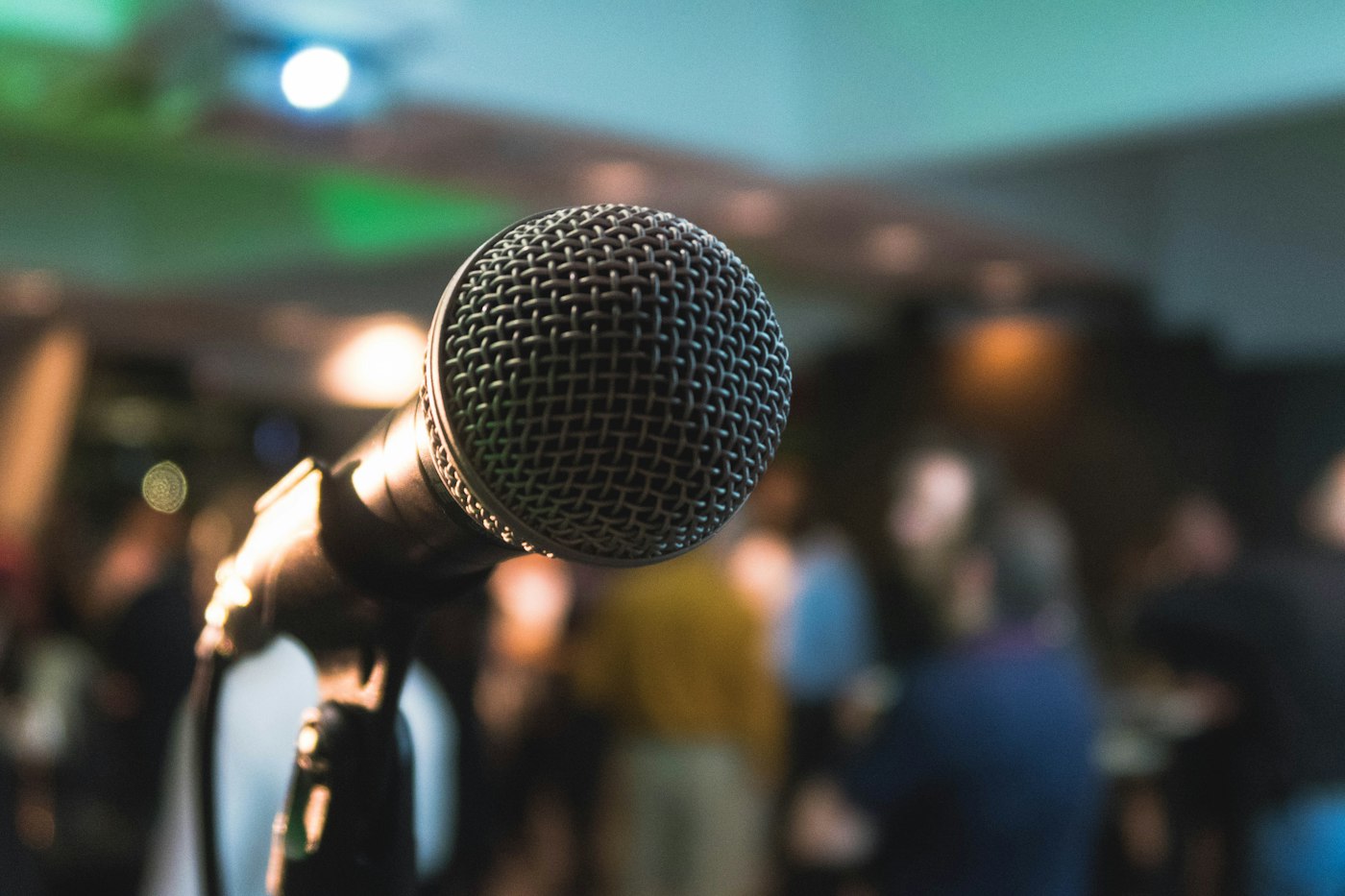 Presentation and conversations in a contemporary venue · illustrative image