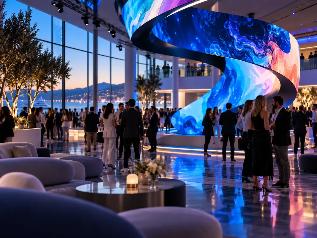 Audiovisual illustration for Cannes Lions in Cannes