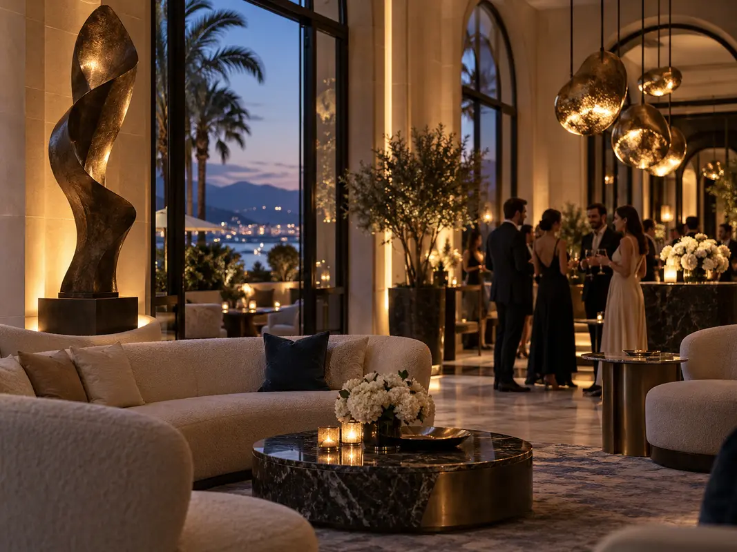 Audiovisual illustration for The Luxe Convergence in Cannes